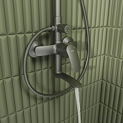 Душевая система Milardo Rora RORGM4FM06 цвет Графит матовый-3