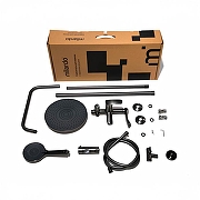 Душевая система Milardo Rora RORGM4FM06 цвет Графит матовый-11