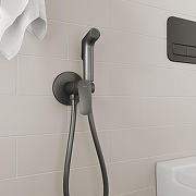 Гигиенический душ со смесителем Milardo Rora RORGMR0M08 цвет Графит матовый-2