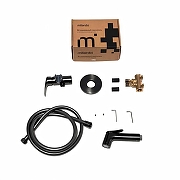 Гигиенический душ со смесителем Milardo Rora RORGMR0M08 цвет Графит матовый-10