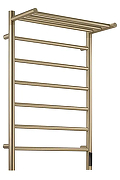 Электрический полотенцесушитель Comfysan Stella EC-7 80х50 018450 с полкой цвет Золото