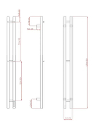 Электрический полотенцесушитель Comfysan Alto-K EC-2 120х8 018764 цвет Оружейная сталь-2