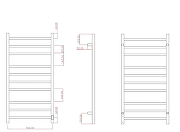 Электрический полотенцесушитель Comfysan Magico-K EC-10 100х50 018986 цвет Никель-1