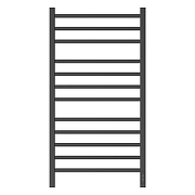 Электрический полотенцесушитель Reflexion Сонора 100х50 RXT0510050BL цвет Черный матовый-1