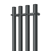 Электрический полотенцесушитель Reflexion Намиб 110х18 RXT0211018GF цвет Графит металлик-3