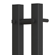 Электрический полотенцесушитель Reflexion Гоби 110х8 RXT031108BL цвет Черный матовый-3