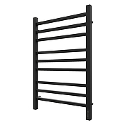 Электрический полотенцесушитель Reflexion Сонора 80х50 RXT058050BL цвет Черный матовый