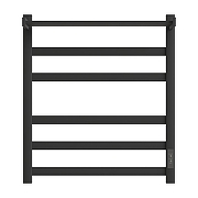Электрический полотенцесушитель Reflexion Мохаве плюс 60х40 RXT076040BL с полкой цвет Черный матовый-1