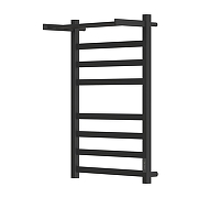 Электрический полотенцесушитель Reflexion Мохаве плюс 80х40 RXT078040BL с полкой цвет Черный матовый