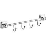Вешалка для полотенец Fixsen Kvadro FX-61305В-4 цвет Хром