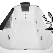 Акриловая ванна Loranto 170х80 R CS-832NR цвет Белый с гидромассажем-4