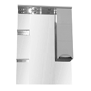 Зеркало со шкафом Loranto Стиль 80 R CS00024672 цвет Белый