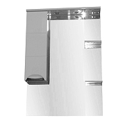 Зеркало со шкафом Loranto Стиль 80 L CS00024780 цвет Белый