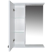 Зеркало со шкафом Loranto Моника 50 L CS00047786 цвет Белый-2