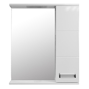 Зеркало со шкафом Loranto Дина 60 R CS00049718 цвет Белый