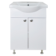 Тумба с раковиной Loranto Моника 60 CS00071366 цвет Белый
