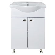 Тумба с раковиной Loranto Моника 55 CS00071365 цвет Белый