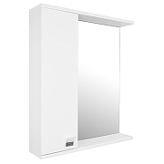 Зеркало со шкафом Loranto София 60 L CS00077140 цвет Белый
