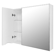 Зеркало со шкафом Loranto Santorini 80 L CS00086971 цвет Белый глянцевый-5