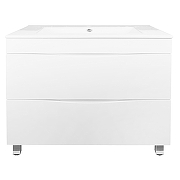 Тумба с раковиной Loranto Santorini 80 CS00086974 цвет Белый глянец