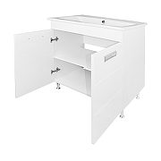 Тумба с раковиной Loranto Дина 75 CS00089899 цвет Белый-1