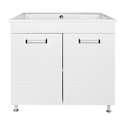 Тумба с раковиной Loranto Дина 75 CS00089899 цвет Белый-3
