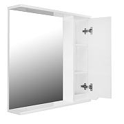 Зеркало со шкафом Loranto Палермо 70 R CS00090465 цвет Белый-3