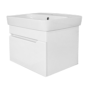 Тумба с раковиной Loranto Mari 60 CS00092983 подвесная цвет Белый