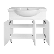 Тумба с раковиной Loranto Ирис 80 CS00093567 цвет Белый глянцевый-2