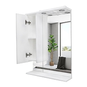Зеркало со шкафом Azario Эстима 60 R CS00094630 цвет Белый-3