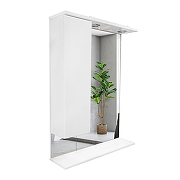 Зеркало со шкафом Azario Эстима 60 R CS00094630 цвет Белый-4