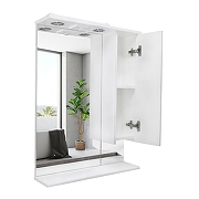 Зеркало со шкафом Azario Эстима 60 R CS00094631 цвет Белый-3