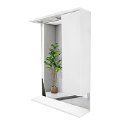 Зеркало со шкафом Azario Эстима 60 R CS00094631 цвет Белый-4