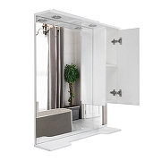 Зеркало со шкафом Azario Эстима 80 R CS00094633 с подсветкой цвет Белый-2