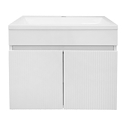 Тумба с раковиной Loranto Serenada 60 CS00096723 подвесная цвет Белый-2