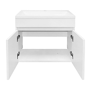 Тумба с раковиной Loranto Serenada 60 CS00096723 подвесная цвет Белый-3