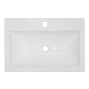 Тумба с раковиной Loranto Serenada 60 CS00096723 подвесная цвет Белый-5