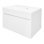 Тумба с раковиной Loranto Serenada 70 CS00096748 подвесная цвет Белый