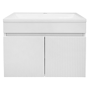 Тумба с раковиной Loranto Serenada 70 CS00096748 подвесная цвет Белый-2