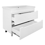 Тумба с раковиной Loranto Палермо 100 CS00096752 цвет Белый глянцевый-1