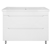 Тумба с раковиной Loranto Палермо 100 CS00096752 цвет Белый глянцевый-2