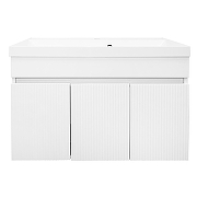 Тумба с раковиной Loranto Serenada 80 CS00096756 подвесная цвет Белый-2
