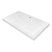 Тумба с раковиной Loranto Serenada 80 CS00096756 подвесная цвет Белый-6