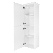 Шкаф пенал Azario Armario 40 L CS00096917 подвесной цвет Белый глянцевый-1