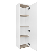 Шкаф пенал Azario Laura 40 R CS00096956 подвесной цвет Белый глянцевый-1