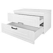 Тумба с раковиной Azario Armario 90 CS00096962 подвесная цвет Белый глянцевый-1