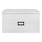 Тумба с раковиной Azario Armario 90 CS00096962 подвесная цвет Белый глянцевый-2