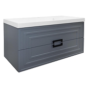 Тумба с раковиной Azario Armario 100 CS00096972 подвесная цвет Серый матовый