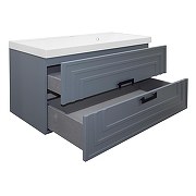 Тумба с раковиной Azario Armario 100 CS00096972 подвесная цвет Серый матовый-1