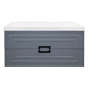 Тумба с раковиной Azario Armario 100 CS00096972 подвесная цвет Серый матовый-2
